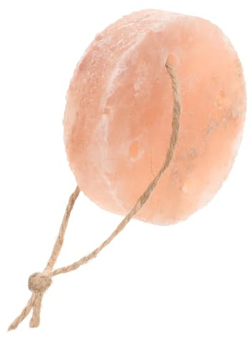 HEMOTON Blocchi di Sale per Animali Domestici Corda, Mattone Naturale da Leccare per Conigli Piccoli Roditori e Criceti, Integratore Minerale Sicuro e Durevole per Fornitura Conigli e Roditori