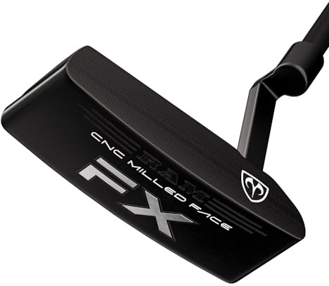 Ram FX-01 - Putter de Hoja fresada CNC, Mano Izquierda, 35 Pulgadas