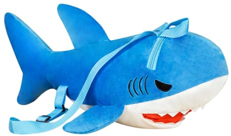 Tiburón De Peluche Mochila De Tiburón Infantil Para Estudiantes