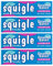 Squigle Enamel Saver Toothpaste - 36% Xylitol, Contains Fluoride, SLS Free, Prevents Mouth Ulcers, Canker Sores, Bad Breath, Perioral Dermatitis, Chapped Lips. Soothes & Protects Dry Mouths - 4 Pack