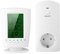 VBESTLIFE Wireless Thermostat Steckdose Digitaler Temperaturregler,Programmierbare Socket Haushalt Intelligent Temperature Control Socket(EU)