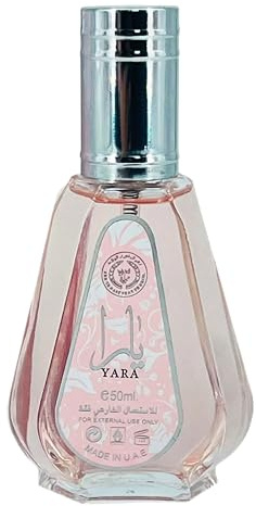 Ard Al Zaafaran Yara – Floral, Fruity, Gourmand, Sweet, Musky – Eau de Parfum Spray Long-Lasting Fragrance for Women, 1.7 Ounce / 50ml