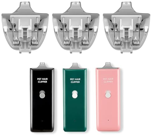 Dog Clippers Detachable Small Ceramic Blade Replacment for Paw, 3Packs | 3Packs Safe Pet Grooming Trimmer Clipper Ceramic Blade for Dog Cat Paws, Eyes, Ears, Face