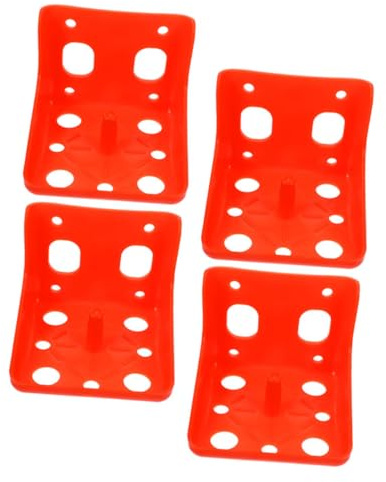 VALICLUD Porta Blocchi di Sale per Bestiame in Polietilene Set da 4 Pezzi Mangiatoia Resistente per Bovini e Pecore Supporto Pratico per Alimentazione Animale in Allevamenti Domestici e