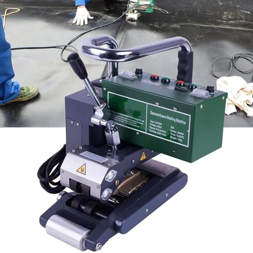 2 100 W varmkil geomembransvetsmaskin, plastfilmtätare för PVC EVA PE HDPE PP