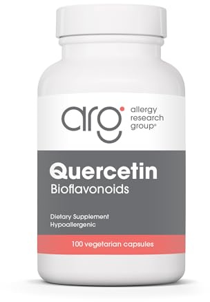 Allergy Research Group Quercetin Bioflavonoids - Lemon Bioflavonoid Complex, Rutin, Citrus Extract, Hesperidin, Vegetarian Capsules - 100 Count