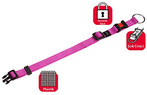 Karlie Art Sportiv Plus Halsbänder, 40–55 cm x 20 mm, pink
