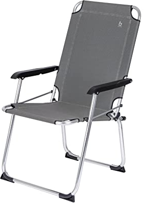 Bo-Camp Alu Campingstuhl Copa Rio Comfort Klapp Stuhl Sessel Garten Stuhl Angel beige