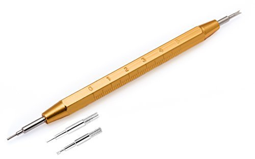 Barton Spring Bar Tool Kit | Stainless Steel with Built-in Ruler for Quick Watch Link Removal, Band Replacement, Pin Extraction | Durable, Precise, Easy-to-Use