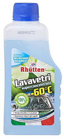 Lavavetri Concentrato Antigelo, Protegge fino a -60°C, per Vaschette Tergicristallo Auto, Profumato al Muschio Bianco, da Diluire con Acqua, Invernale, 250ml
