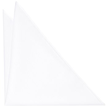 ETERNA male unifarbenes Einstecktuch OS_H, weiß