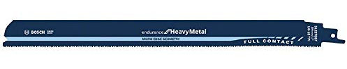 Bosch Professional 5 uds Hojas de sierra sable (Endurance for Heavy Metal, S 1227 BEF, accesorios para sierras sable)