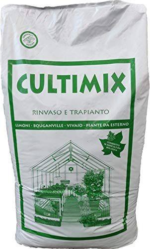 CULTIMIX LT.70 Terriccio Universale Professionale BIOLOGICO con Torba, pomice e Fibra di Cocco Ideale per Tutti i Tipi di Coltura