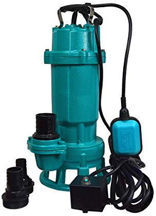 Schmutzwasserpumpe Fäkalienpumpe 750 W 18000 L/Std Tauchpumpe Abwasserpumpe Schwimmerschalter