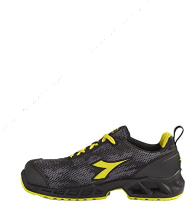 Diadora Unisex Shark Stabiles Impact Low S3 SRC ESD Sneaker, Nero Grigio, 39 EU, Nero/Grigio, 39 EU