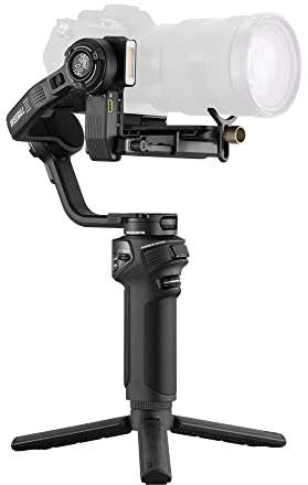 ZHIYUN Weebill 3S [Oficial] Estabilizador de cardán de 3 Ejes para cámara, Bluetooth, Disparo Vertical Nativo, Ligero DSLR y estabilizador sin Espejo con luz de llenado para