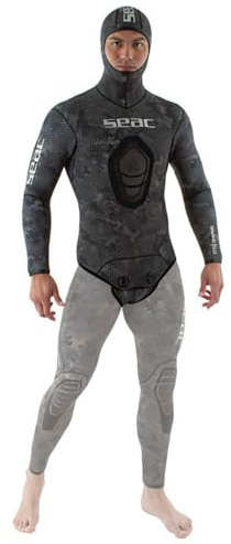 Seac Giacca Snake Man, giacca da 5 mm con cappuccio per subacquea, 100% neoprene UltraStretch, XXL