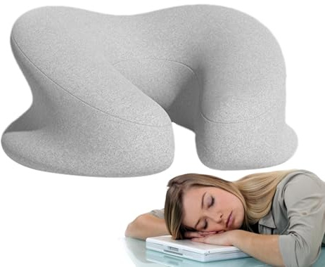 Cojín boca abajo, almohada de relajación boca abajo, almohada de mesa de masaje, almohada de descanso facial para hombres, amigos, familiares y adultos