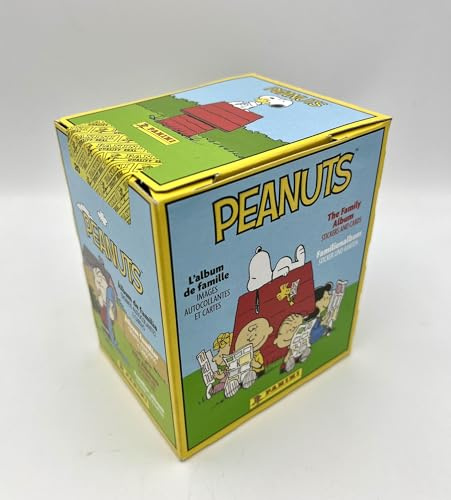 manuelkant Scatola Box da 36 Bustine per la raccolta di figurine PEANUTS Sticker Album di Famiglia