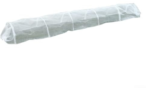 Tunnel de plantation, 300 x 45 x 45 cm, film de rechange pour tunnel de jardin, serre, filet de protection pour légumes, tunnel de jardin, pour jardinage, serre, tunnel en film (canal en soie blanche)