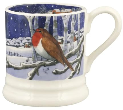 Emma Bridgewater Midnight Robin 1/2 Pint Mug