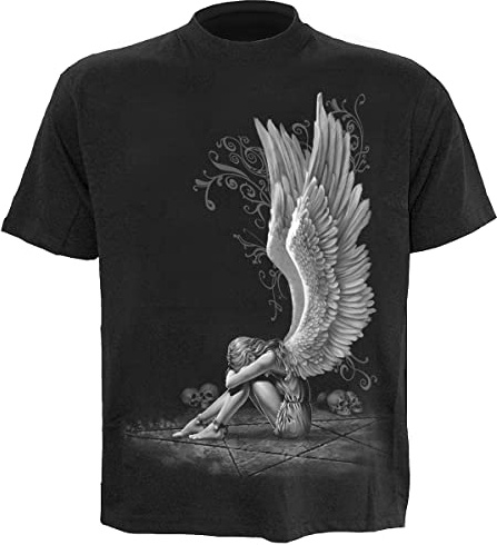 Spiral Mens M101 T-Shirts, Black, L UK