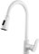 FHKBB Grifo de Cocina con rociador extraíble Grifos de Fregadero de Cocina Telescópico Giratorio de 360 ° Grifo Mezclador de Cocina multifunción de latón-Blanco