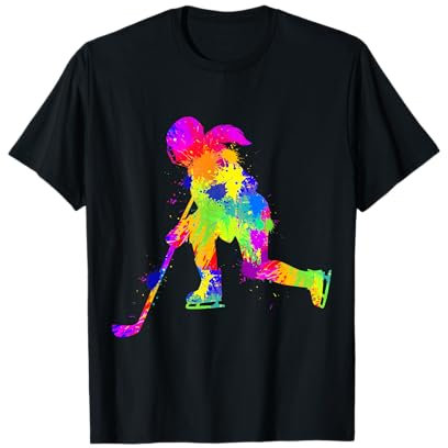 Eishockey Eishockeyspielerin Mädchen Damen T-Shirt