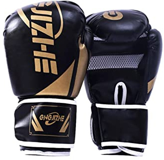 KSHSAA Guante de Boxeo para Niños y Niñas - Cuero Sintético, 6/8 oz, Entrenamiento, Sparring, MMA, Saco de Boxeo, Kickboxing, Muay Thai