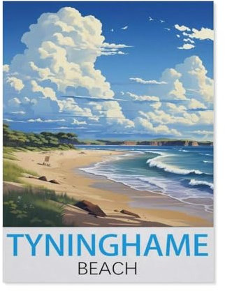 YYHMKBYY，Jigsaw Puzzle 1000 Piece，Tyninghame Beach，Classic Puzzle DIY Kit Paper Toy Unique Gift Home Decor（50x70cm）-T40