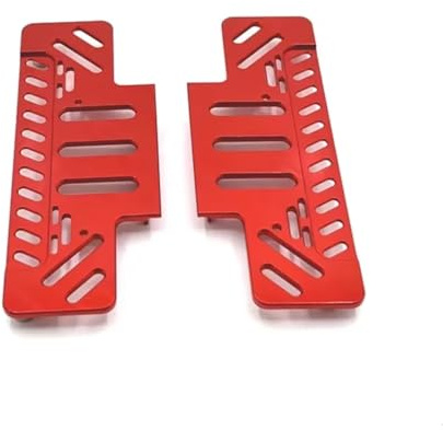 Chasis Marco Rc Para MN128 MN86 G500 1/12 Pedales Metálicos Coche Teledirigido RC Vehículos Orugas Accesorios Mejoras Reemplazo Y Reparación(Red)