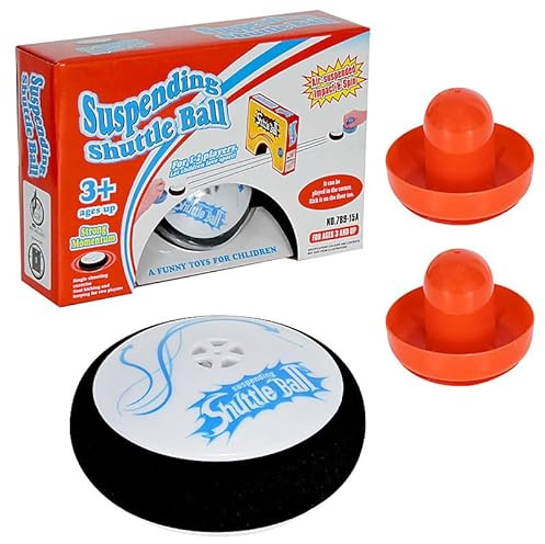 Air Hockey Hover Puck, Schwebendes Hockey Set Mit 2 Roten Air Hockeys Schiebern, Tragbares Tischspiel Airs Hockeys Brettspiel Spielzeug, Spielzeug Geschenk