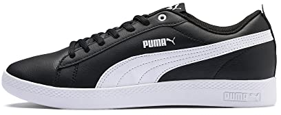 PUMA Damen Puma Smash Wns V2 L Sneaker, Puma Black Puma White, 37 EU