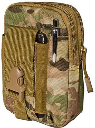 OUTDOOR SAXX Taktische Gürtel-Tasche, Hüft-Tasche für Ausrüstung, Handy, Camouflage