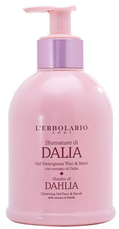 L'Erbolario Shades Of Dahlia Cleansing Gel - Softens, Moisturizes And Protects Skin - With Exotic And Sensual Formula Of Dahlia Extracts - Contains Hydrolyzed Protein For Delicate Skin - 9.4 Oz