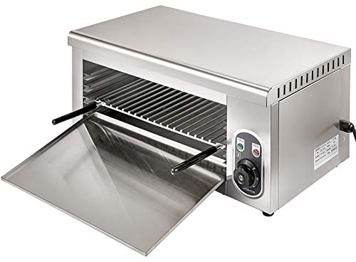 BuoQua Salamandra Eléctrica Elevable 2000 W Salamandra Eléctrica Cocina Industrial Pollo de Barbacoa Brochetas para Barbacoa Parrilla para Brochetas Temperatura de 50-300 ?