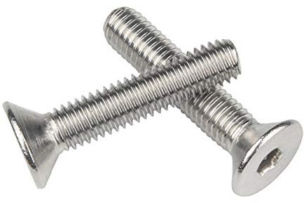 ORANXIN Tornillos Cabeza Avellanada - M5 M6 Acero inoxidable Clavos Pernos Hexagonales Avellanada Allen Tornillos de Máquina Pernos