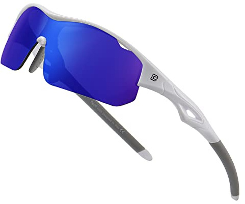 DUCO Sports Youth Baseball Sunglasses for Kids Unbreakable TR90 Frame Lightweight Sun Glasses for Boys and Girls DK261