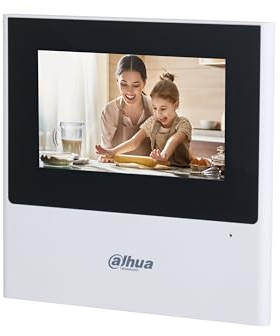 DAHUA - Intern IP och WIFI Monitor 4,3 tums Touch PoE SIP - VTH2611L-WP