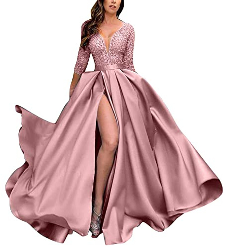 Générique Robe Ete Femme - Soirée Mode Robe décontractée Cinq Points Robe roulée Robe Bronzing Clubwear Robe élégante Party Big Party Femmes Robe de Femmes Robe Fête