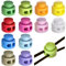 GGXZHT 12 Pièces Bouchon de Cordon, Serrure De Corde Double Trou, Bouchon de Cordon en Plastique, Bascule de Cordon à Ressort, pour Cordon de Serrage, Sac à Dos, Fixer Lacets