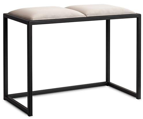 FERRO modern design Fatto a mano panca ingresso 64,5cm - Panchetta da ingresso in stile loft - La panchina perfetta per il tuo corridoio