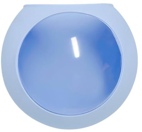 Vaso da fiori, fioriera da parete, serbatoio per pesci da parete, vaso trasparente per terrario, design trasparente, materiale in silicone senza foratura necessaria terrario trasparente supporto per