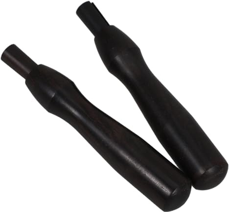 Veemoon 2 Pièces Poignée pour Aiguille à Feutrer Santal Outils de Piquage Ergonomiques pour Artisanat Laine et Projets Diy