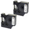 2 kompatible Etiketten D1 45013 S0720530 schwarz auf weiß 12 mm x 7 m für DYMO LabelManager LM 160 210D 220P 260P 280 360D 420P 450D 500TS PnP MobileLabelPoint LabelWriter W 450 Duo.