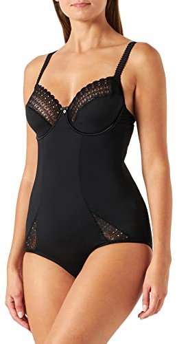 Sassa Damen Formender Body Body 989, Gr. 42 (Herstellergröße: 85D), Schwarz (Schwarz 500)