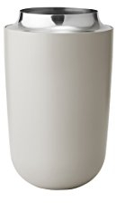 Stelton Concave Vase, Gross-Sand, Braun, 16 x 14 x 21 cm