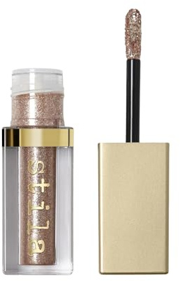 Stila Magnificent Metals Glitter and Glow Liquid Eye Shadow Long Lasting Sparkle, Quick-Drying Eye Makeup Lightweight Water Base Kitten Karma
