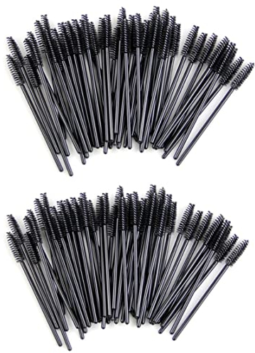 JZK 120 Applicatore mascara monouso scovolino pennello pieghevole spazzolino per occhi e ciglia e sopracciglia