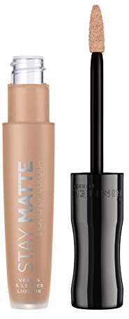 Rimmel London Stay Matte Liquid Lipstick, Raw Embrace, Nude Shade 1, 5.5 ml